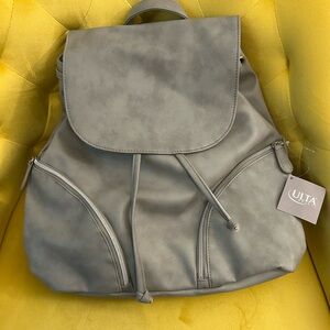 Ulta Beauty Gray Minimalist Backpack